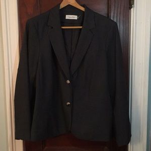 Calvin Klein gray blazer